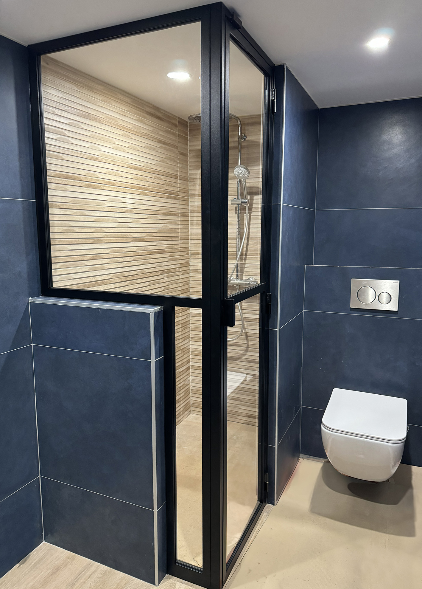 Paroi douche verrière sur mesure